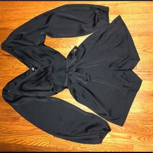 Long sleeve black H&M romper
